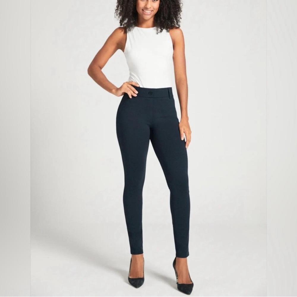 Betabrand | Classic Yoga Pant Skinny Navy Blue